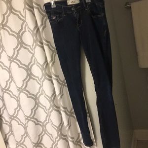 Dark denim hollister jeans